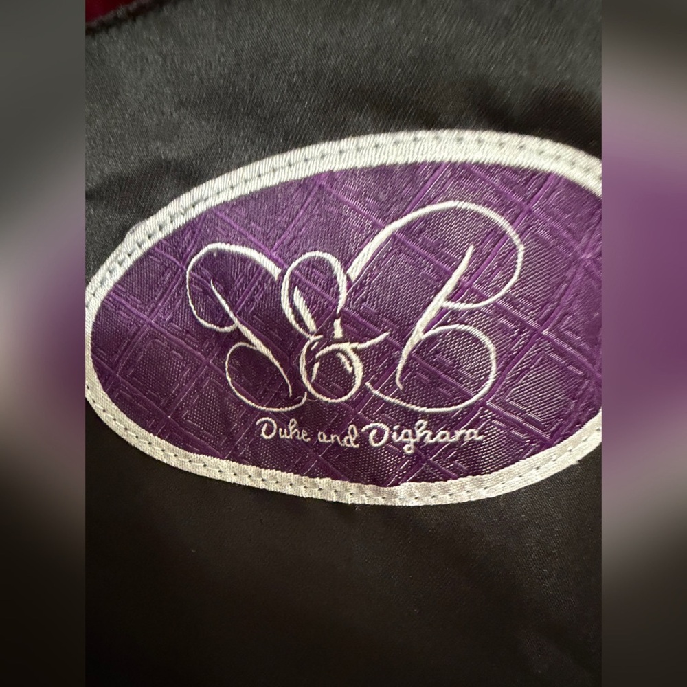 Duke & Digham Vintage Men's Satin Smoking Robe Jacket - Picture 9 of 14